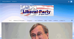 Desktop Screenshot of liberalparty.org